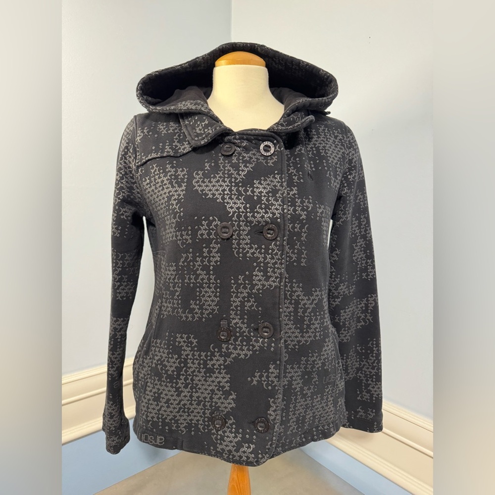 Arson Y2K pea coat hoodie Jacket